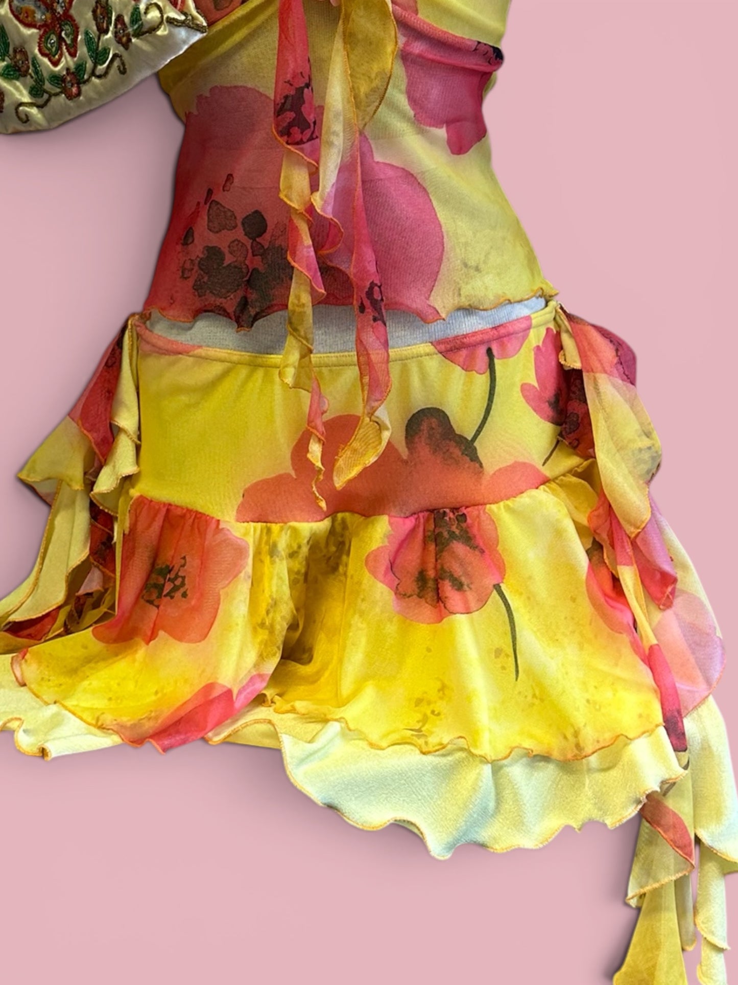 The Em Bloom Halter Neck Tie Top