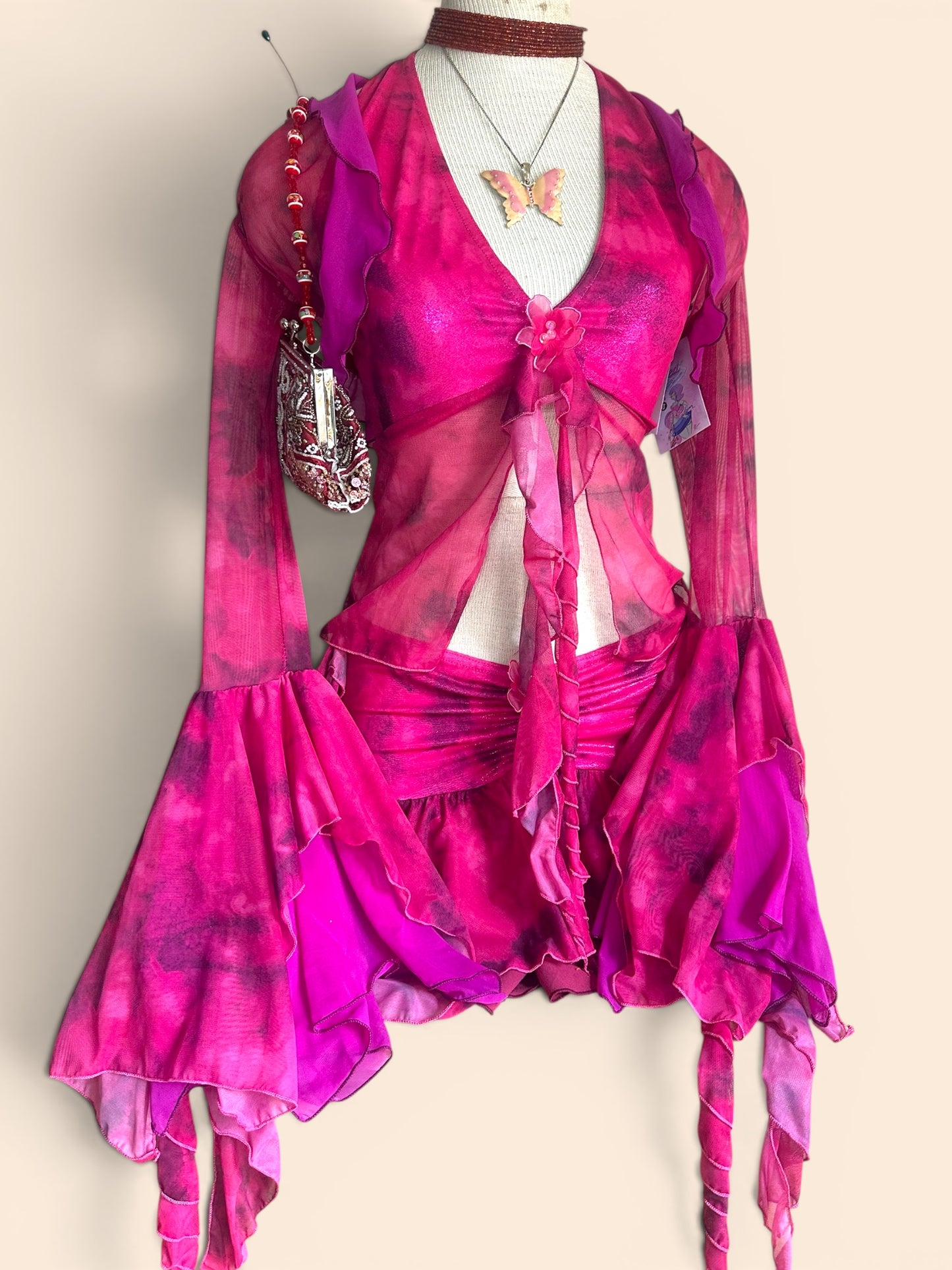 Pretty In Pink Halter Neck Top