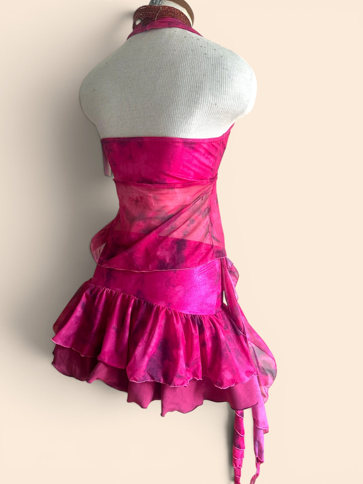 Pretty In Pink Halter Neck Top