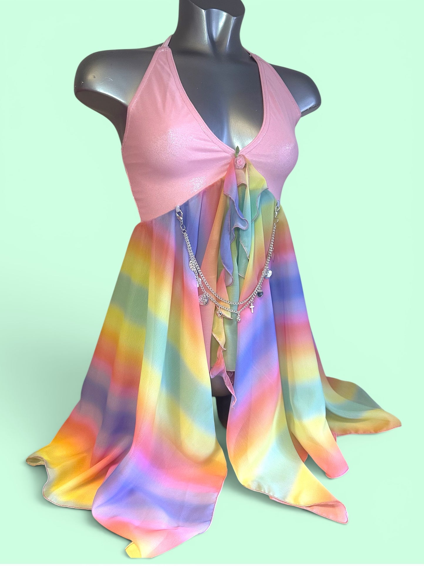 Rainbow Ombre Fairy Top