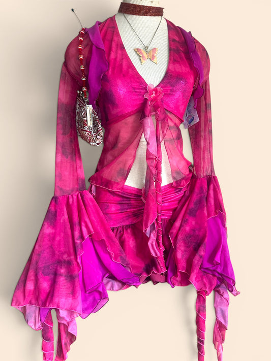Pretty In Pink Halter Neck Top