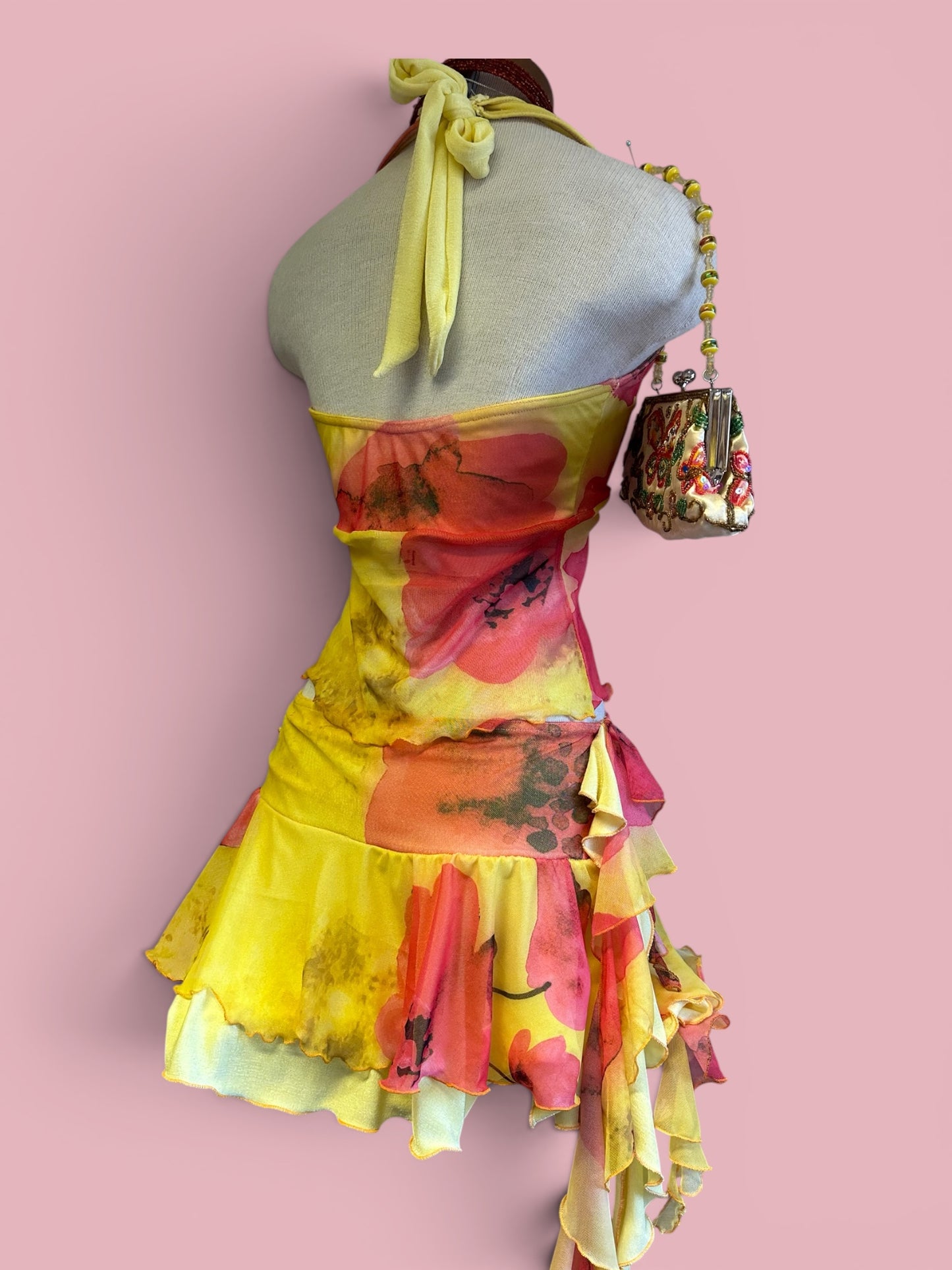 The Em Bloom Halter Neck Tie Top
