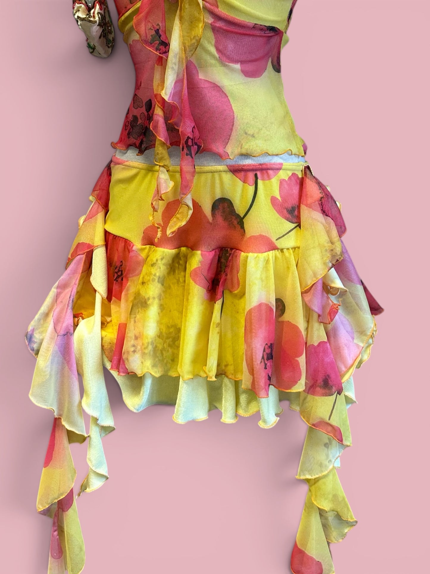 The Em Bloom Halter Neck Tie Top